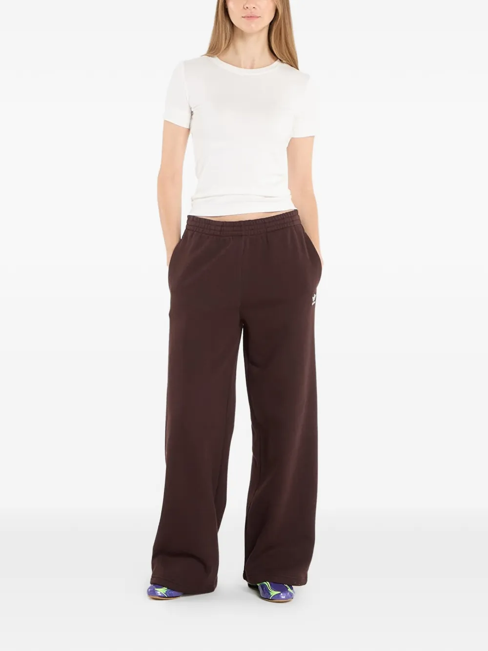 Adidas Essentials Track Pants - Brown 