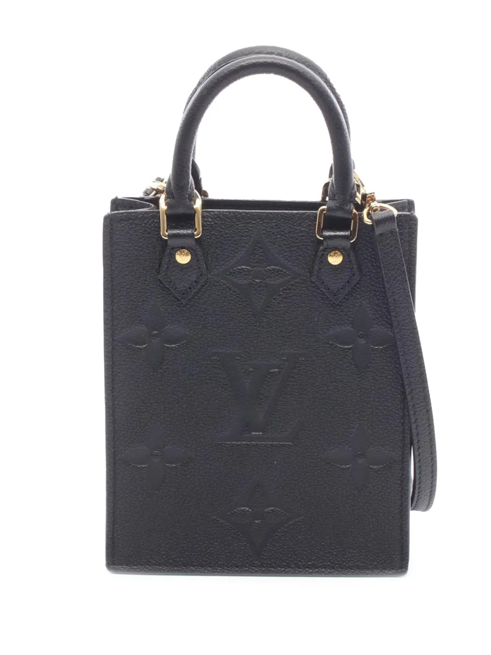 Louis Vuitton Pre-Owned 2021-2026 Monogram Empreinte Petit Sac Plat satchel - Nero