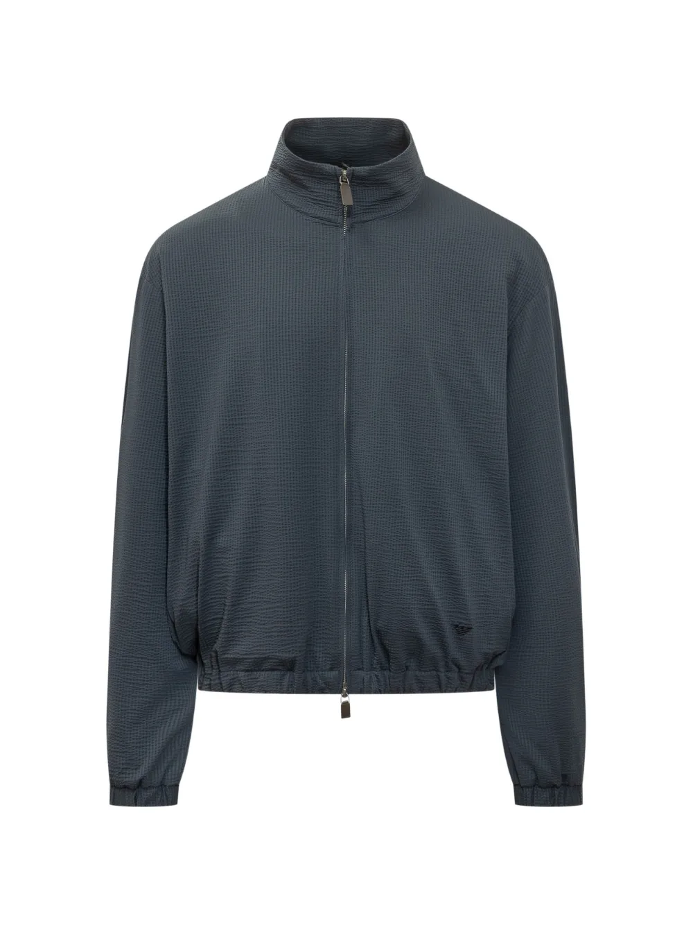 Emporio Armani zip bomber jacket - Blue