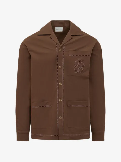 Drôle De Monsieur embroidered-logo shirt
