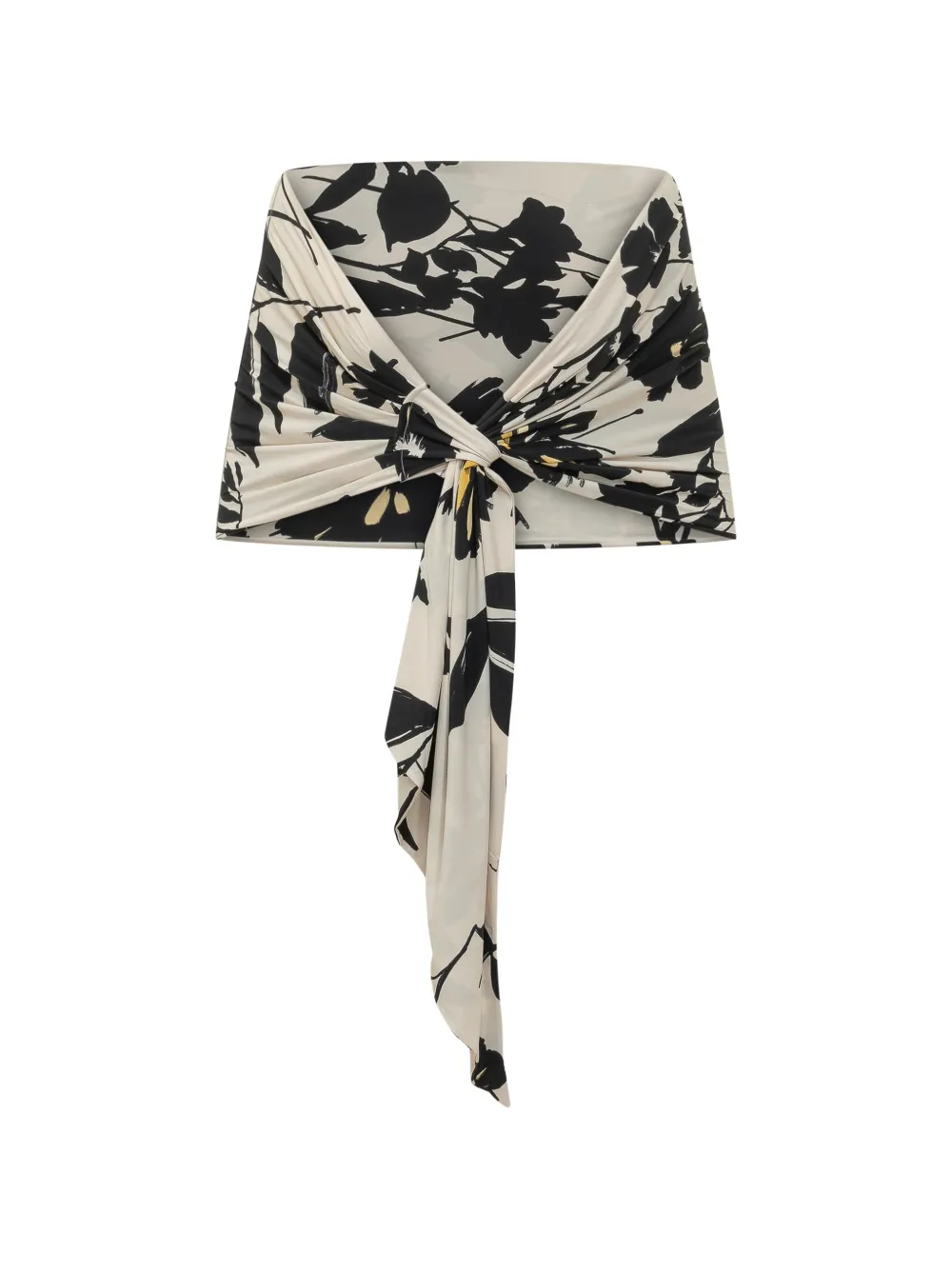 CHIARA BONI La Petite Robe Evina floral-print stola - Toni neutri