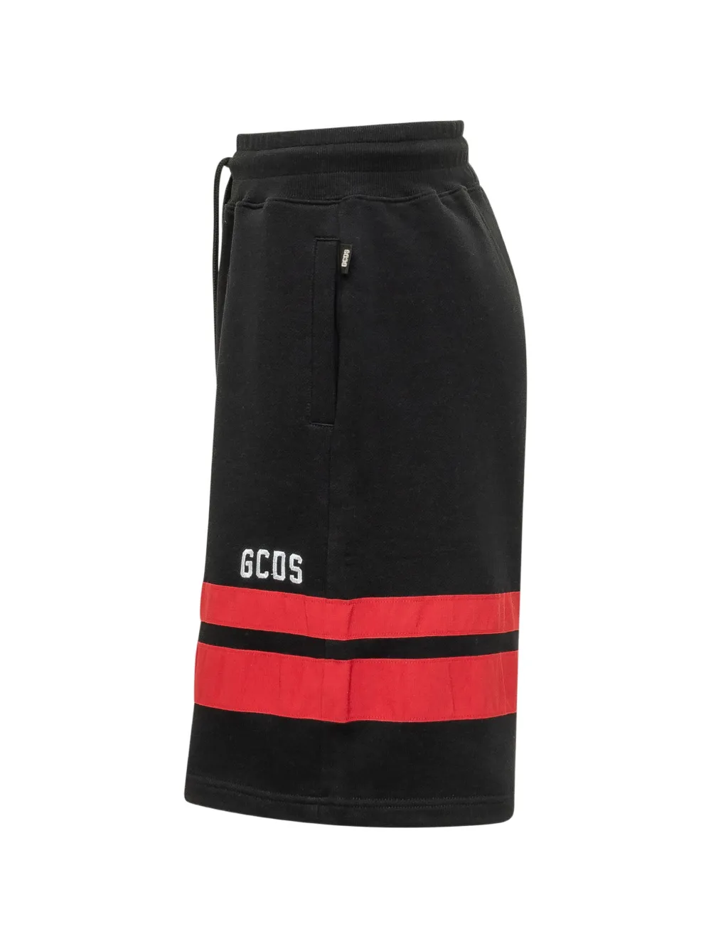 GCDS Shorts met logodetail Zwart