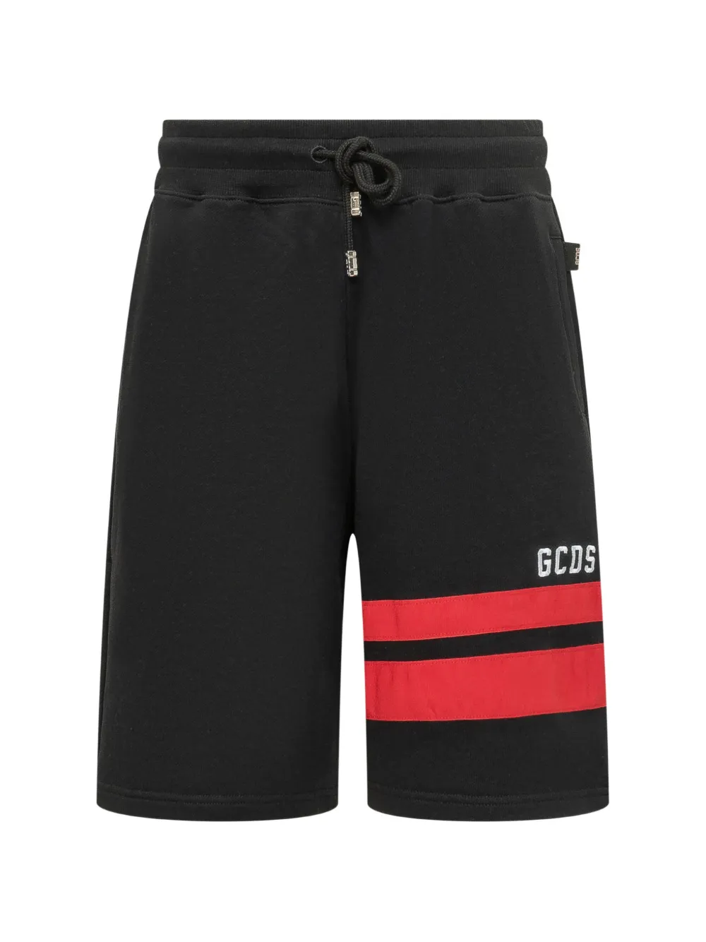 GCDS logo-detail shorts - Schwarz