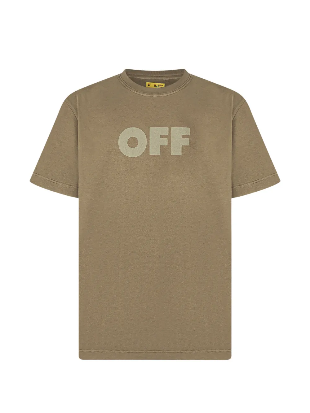 Off-White Kids garment-dyed T-shirt - Verde