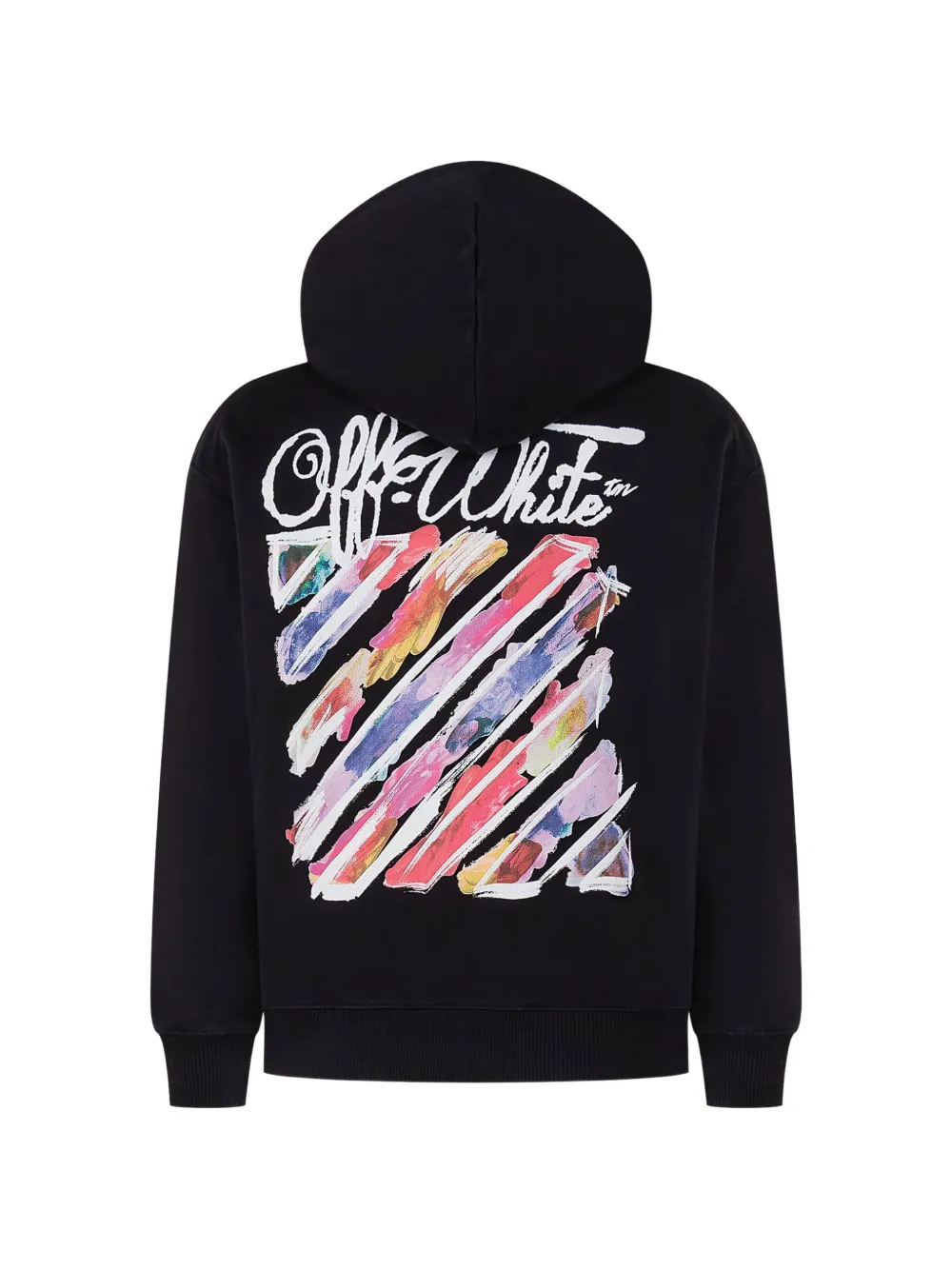  Off-white Kids Hoodie à Imprimé Graphique - Noir 