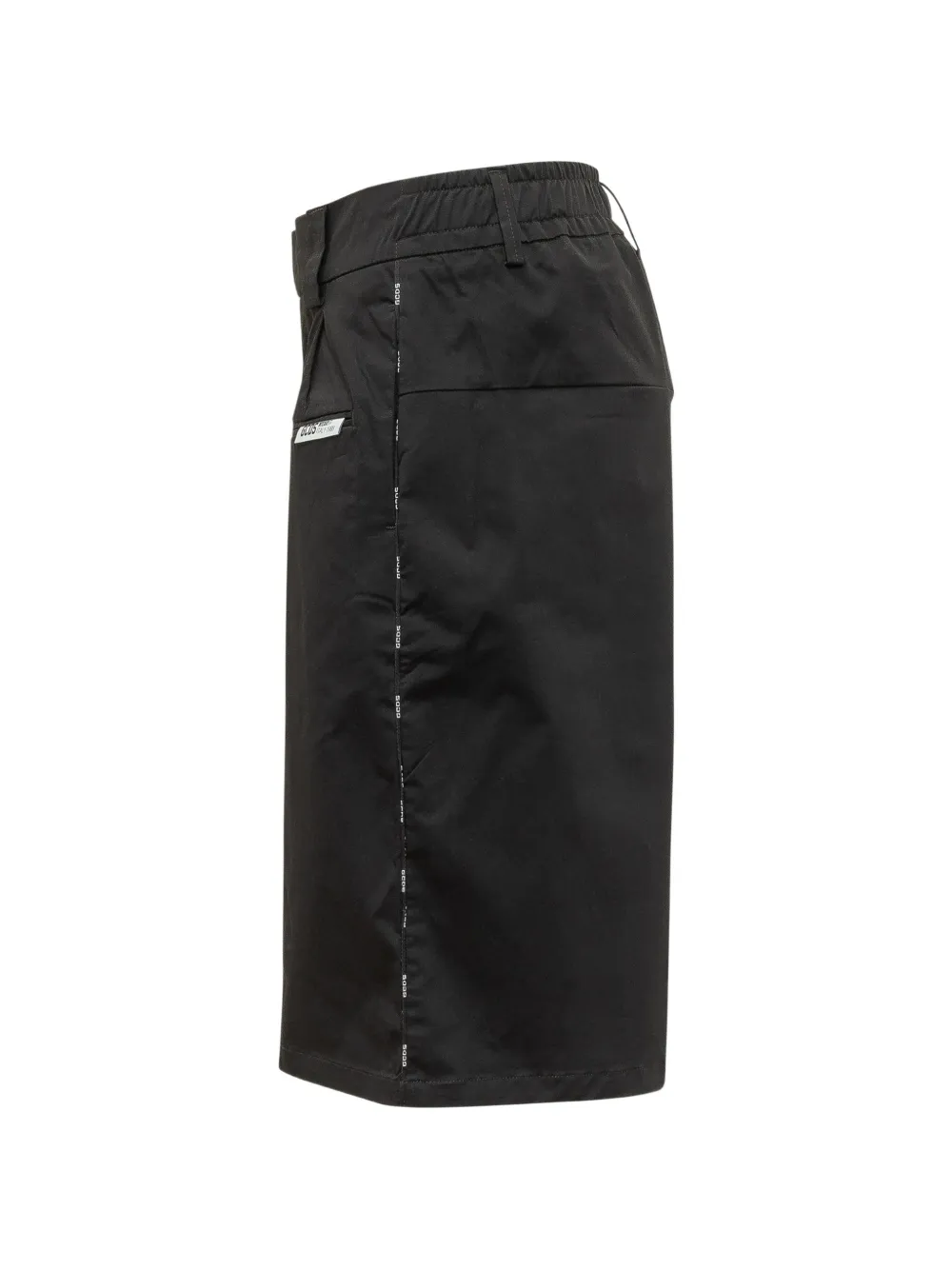 GCDS Shorts met logodetail Zwart