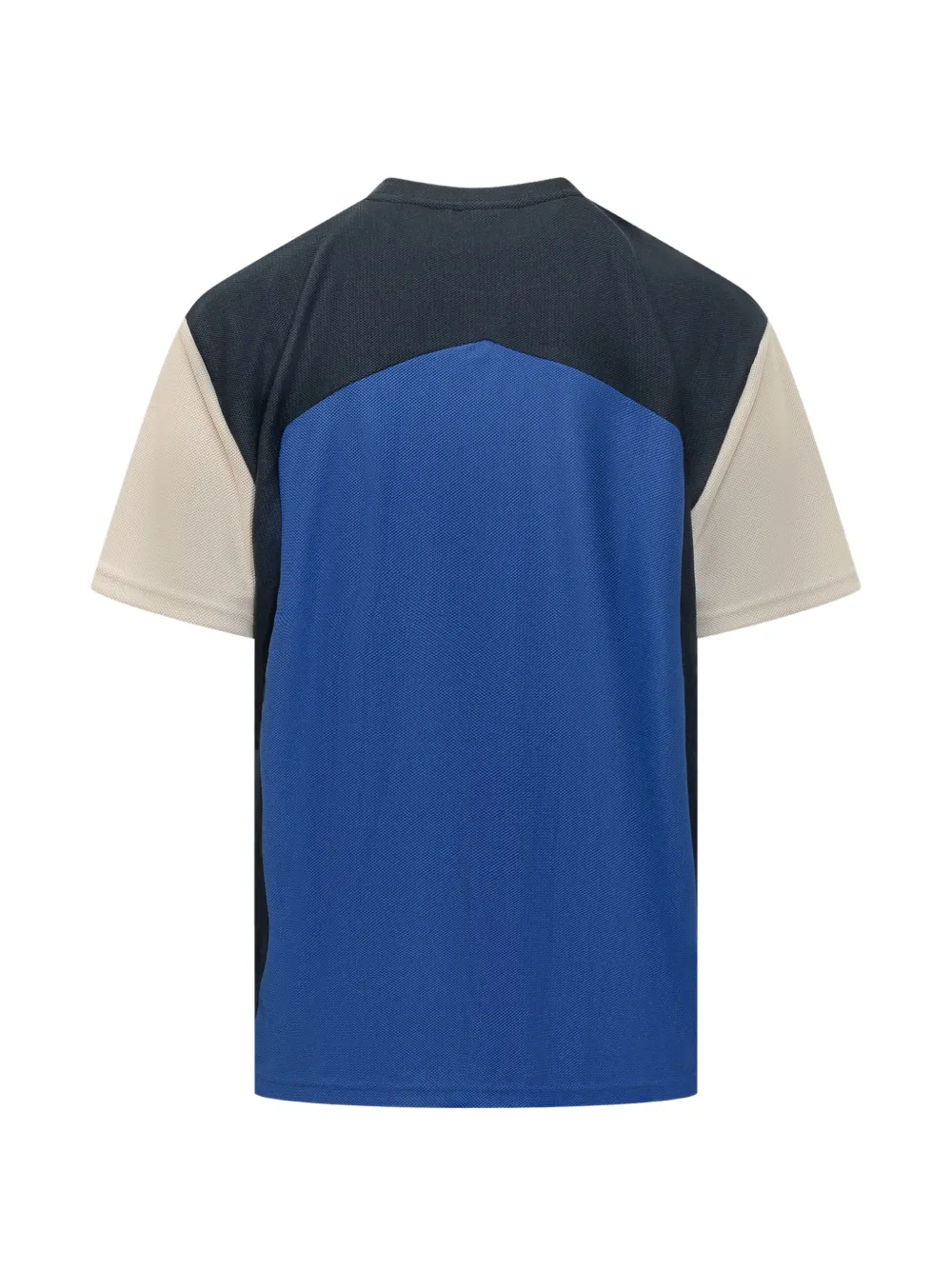 GCDS Mesh T-shirt met colourblocking Blauw