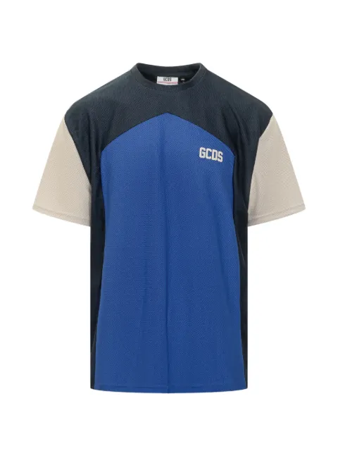 GCDS playera con diseño color block