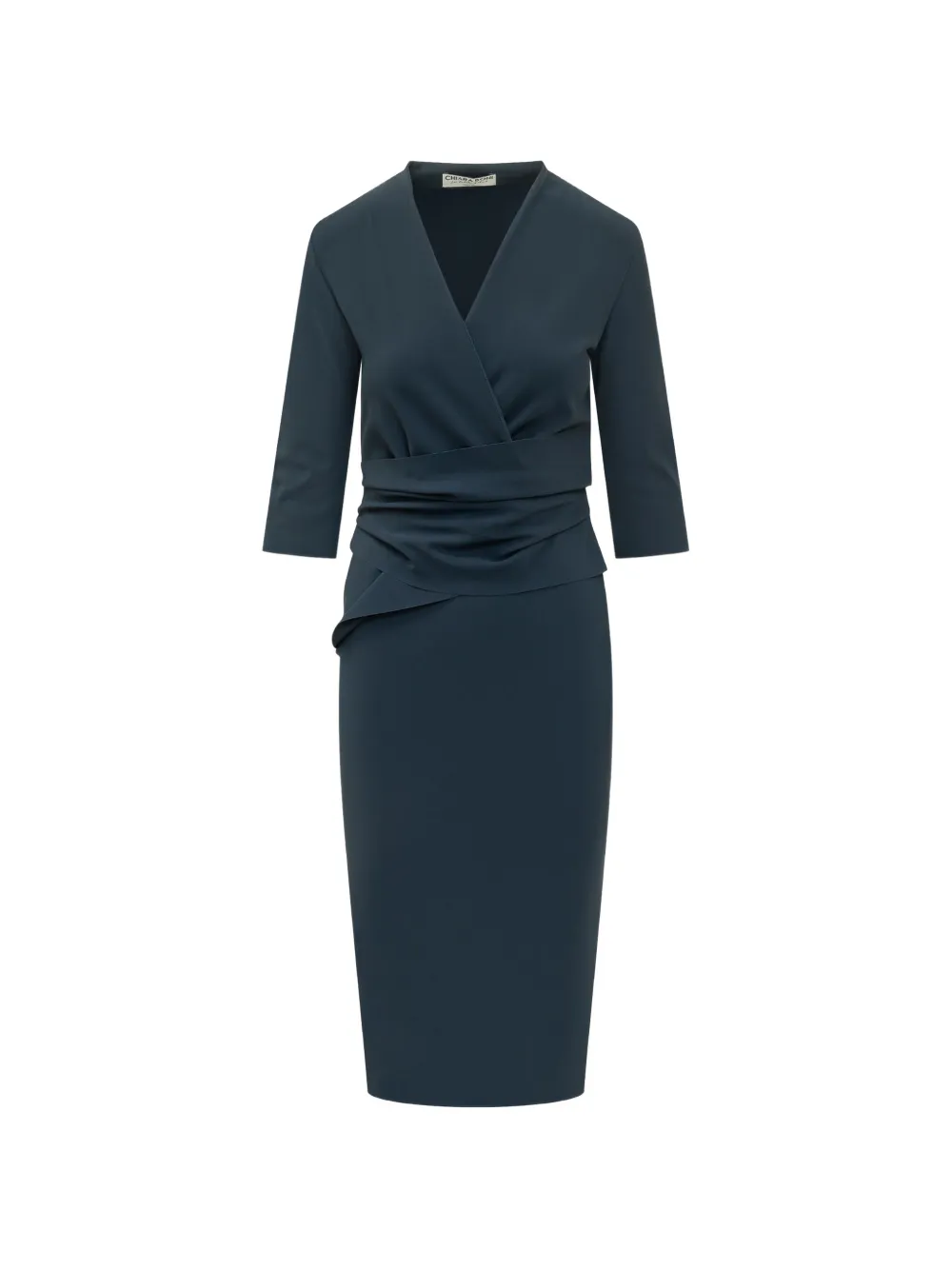 CHIARA BONI La Petite Robe v-neck draped dress - Blu