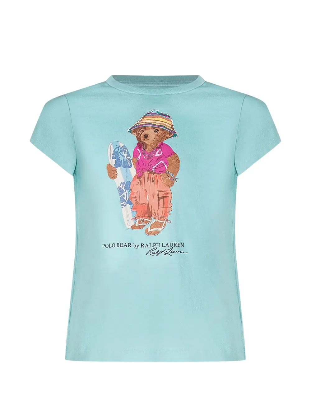 POLO RALPH LAUREN KIDS Polo Bear graphic-print T-shirt - Blu