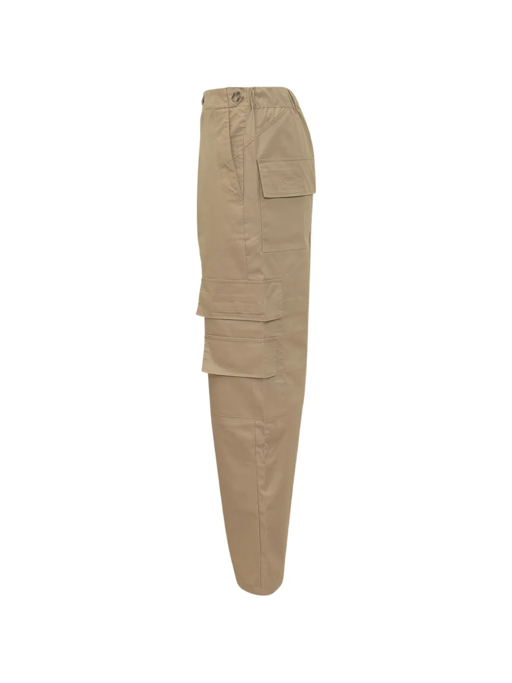 GCDS Cargo broek met logopatch Beige