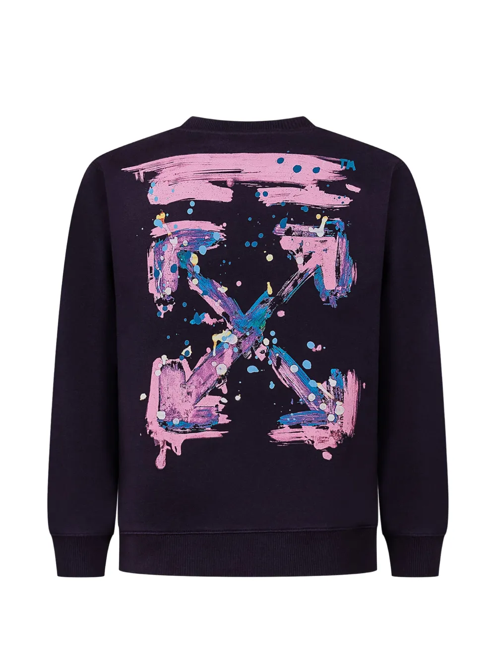 Off-White Kids Arrow sweater met ronde hals Paars