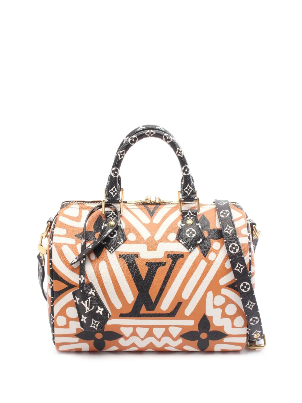 Louis Vuitton Pre-Owned 2021-2026 Monogram Giant Crafty Speedy Bandouliere 25 satchel - Orange