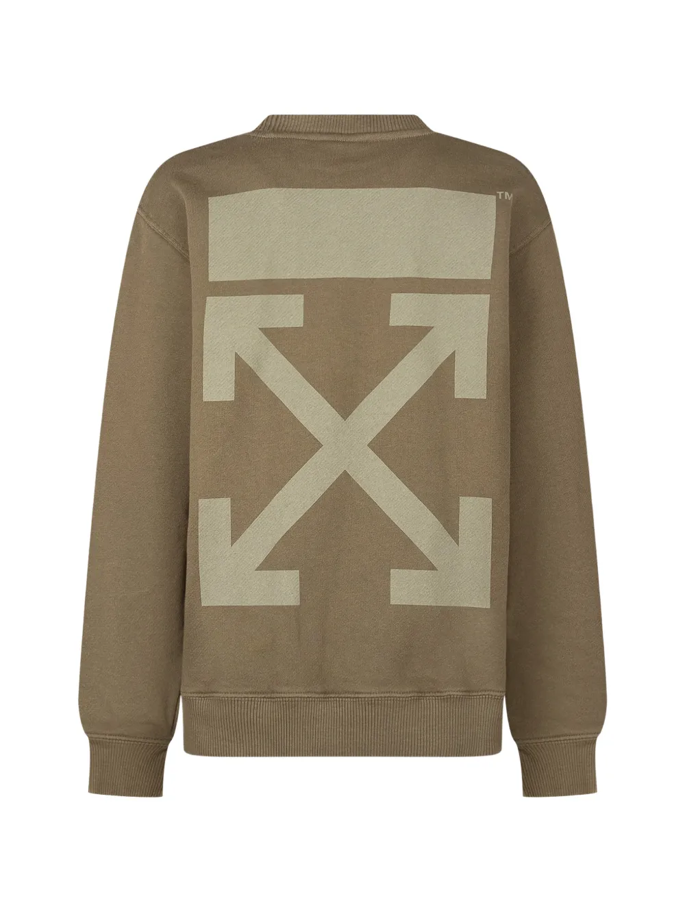  Off-white Kids Crew-neck Sweatshirt - Green 