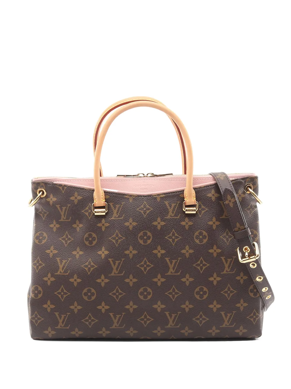 Louis Vuitton Pre-Owned 2015 Monogram Pallas MM satchel - Marrone