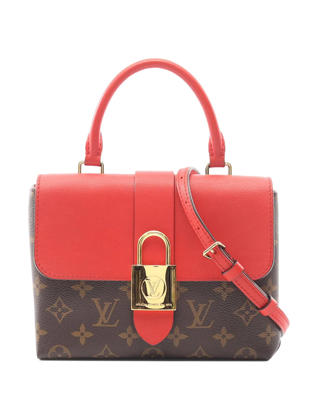 Louis Vuitton Pre-Owned 2018 Monogram Locky BB satchel - Marrone