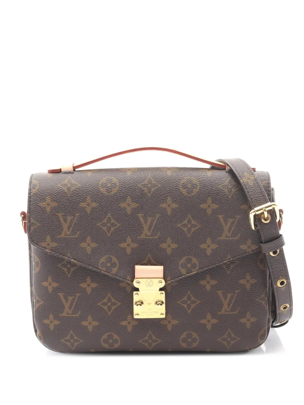 Louis Vuitton Pre-Owned 2010-2026 Monogram Pochette Metis satchel - Marrone