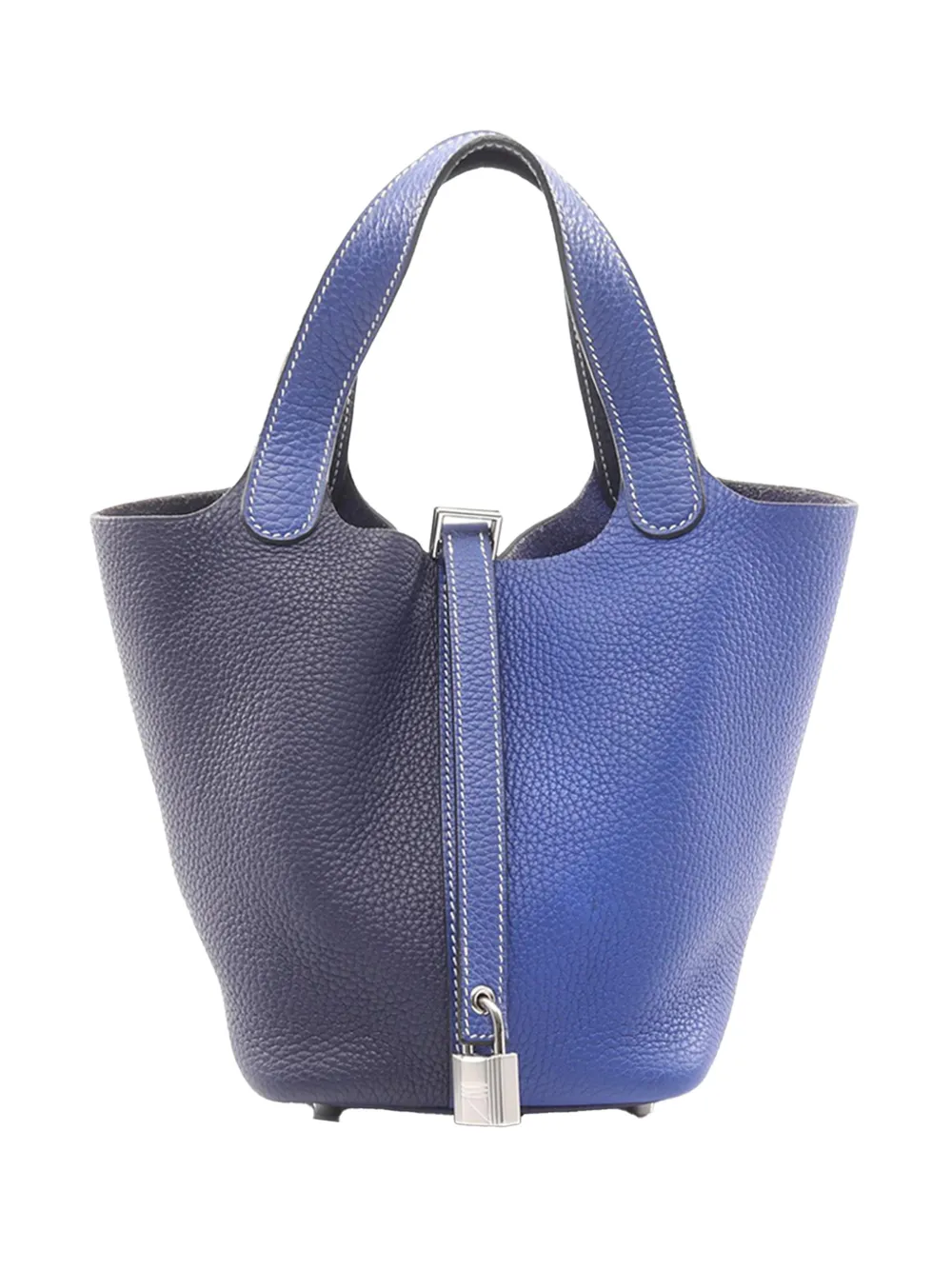 Hermès Pre-Owned 2021 Clemence Picotin Lock PM handbag - Blu