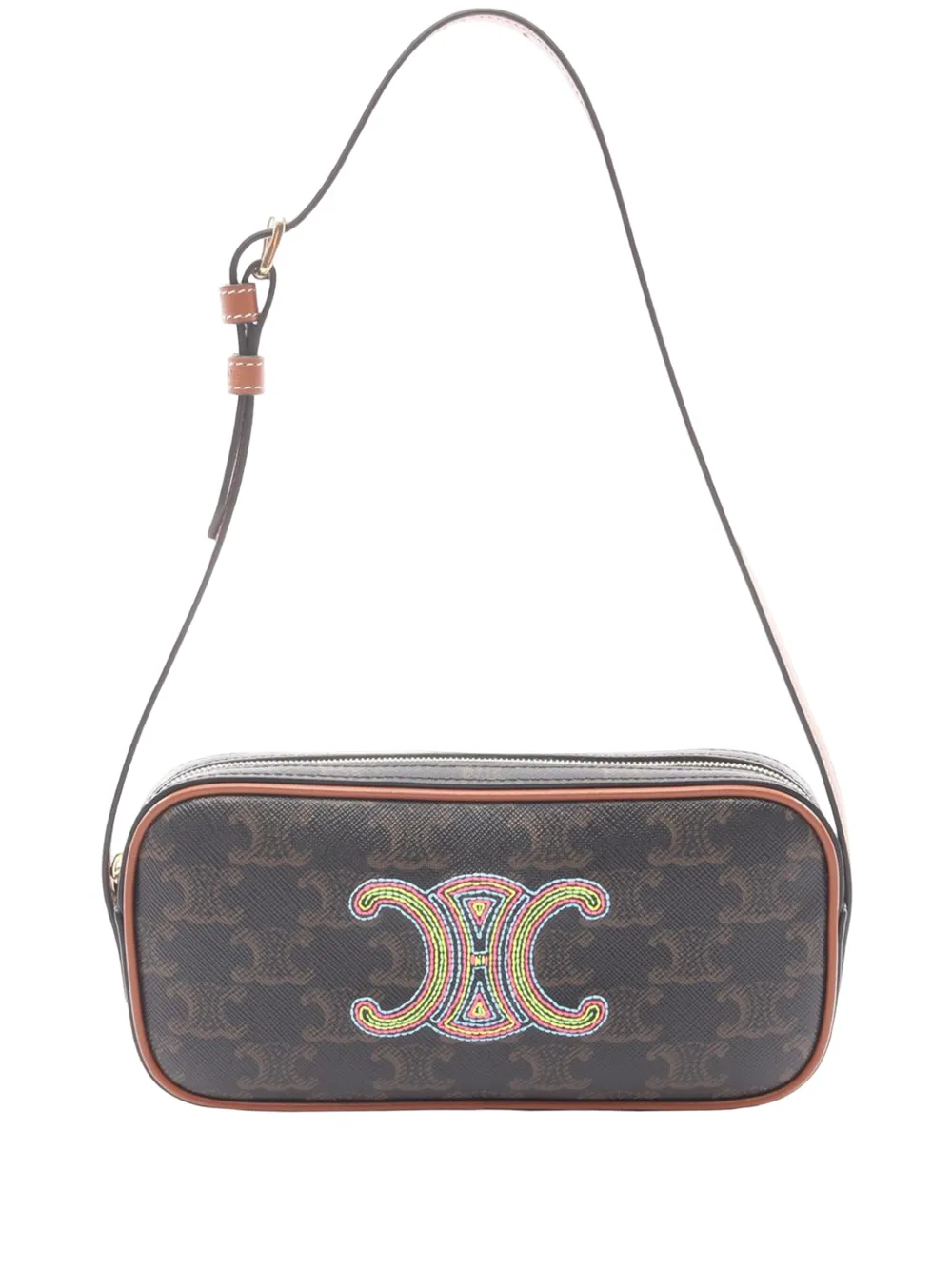 Celine Pre-Owned 2021-2026 Mini Triomphe Camera Bag shoulder bag - Nero