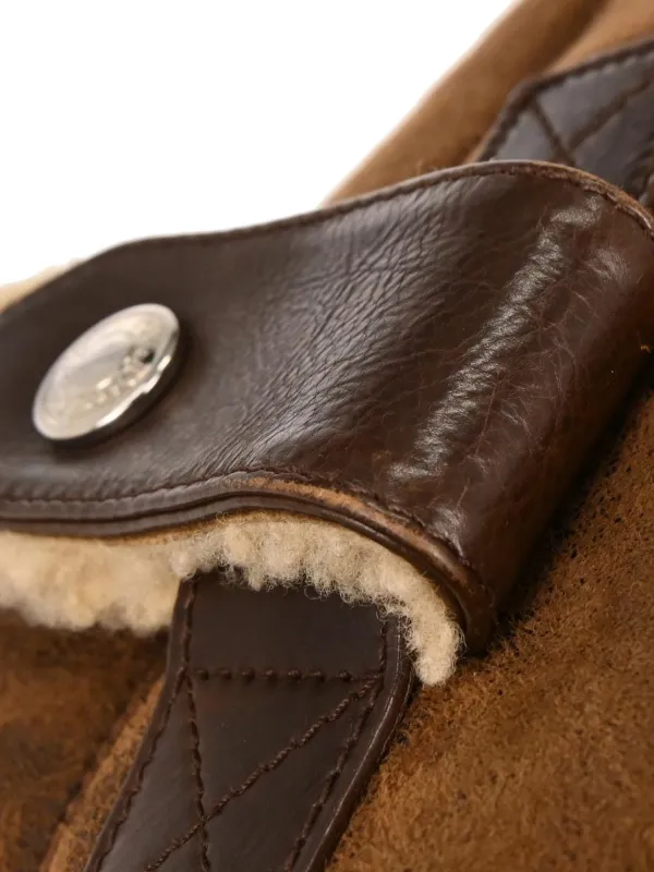 Christian Dior Pre-Owned 2005 Shearling Shoulder Bag | Brown