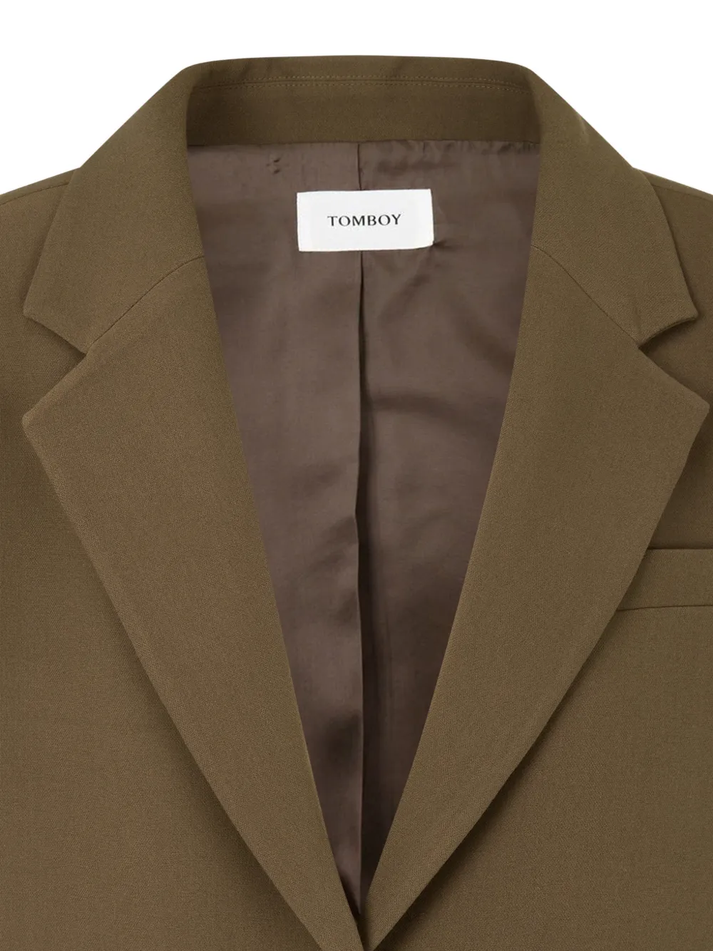  Tomboy Single-breasted Pocket Jacket - Green 