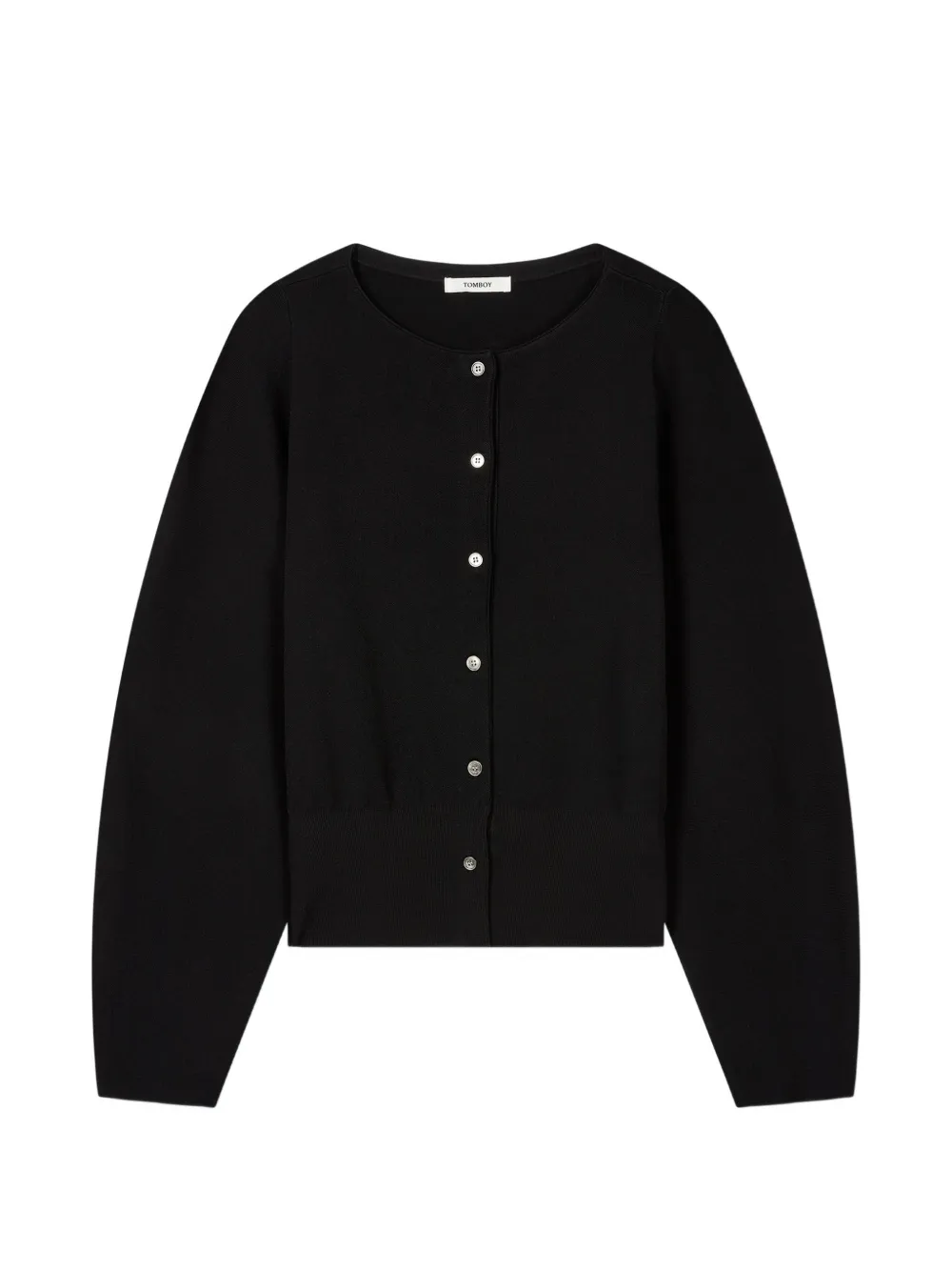 TOMBOY round-neck cardigan - Nero