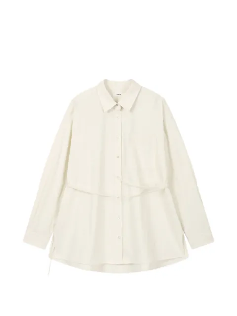 TOMBOY waist-tie shirt
