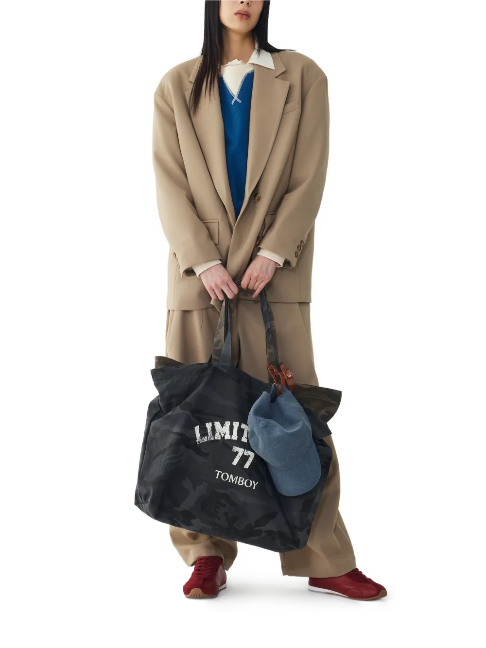  Tomboy Buttoned Maxi Jacket - Neutrals 