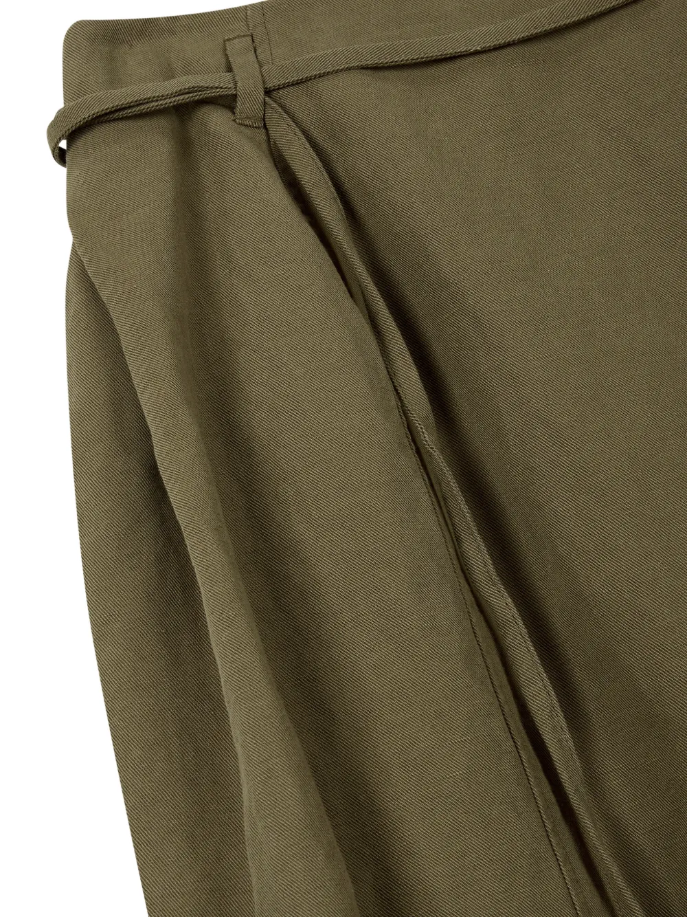 TOMBOY Rok met gestrikte ceintuur Groen