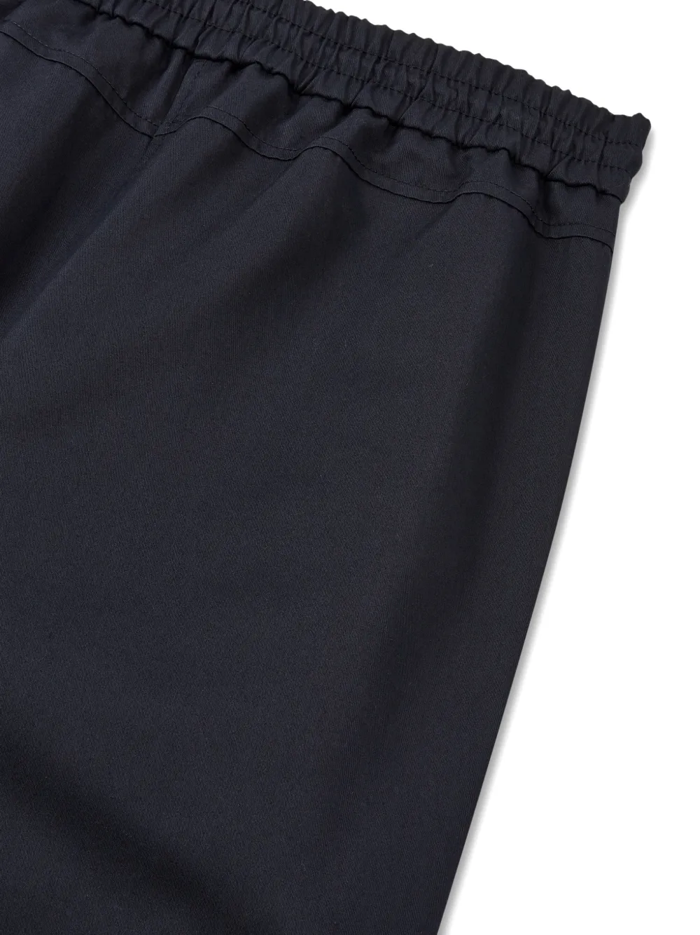 TOMBOY Plooibroek met wijde pijpen Blauw