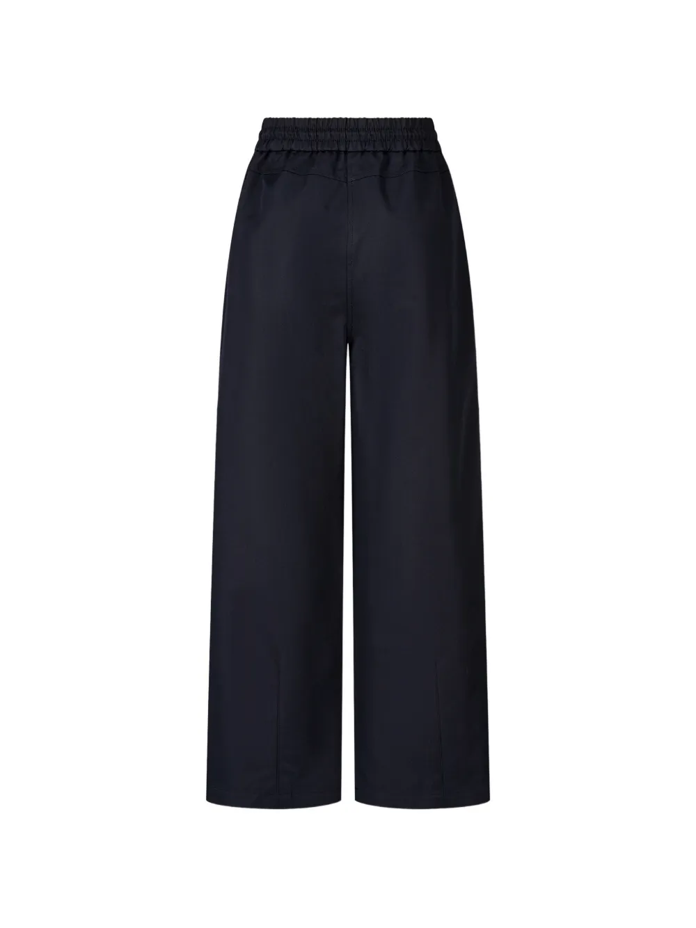 TOMBOY Plooibroek met wijde pijpen Blauw
