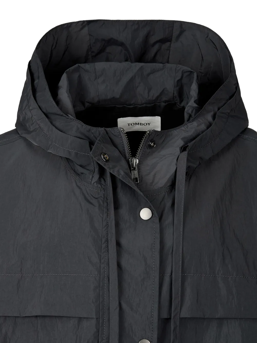 TOMBOY Cargo jack met capuchon Grijs
