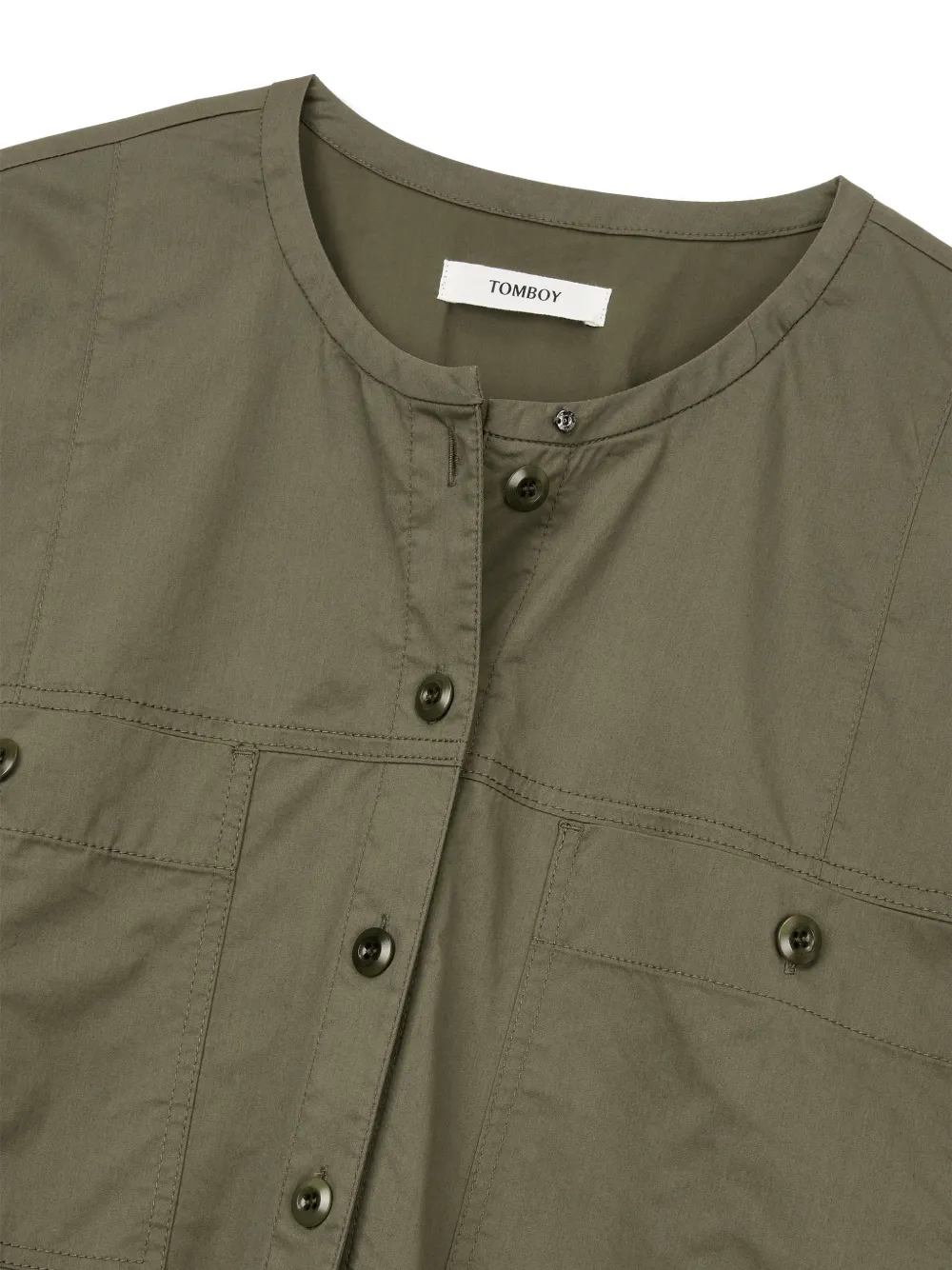 TOMBOY Jurk met dubbele zak Groen
