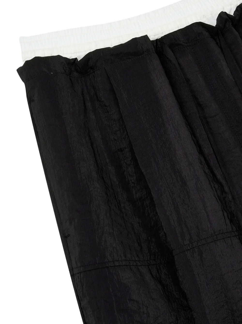 TOMBOY Rok met elastische details Zwart