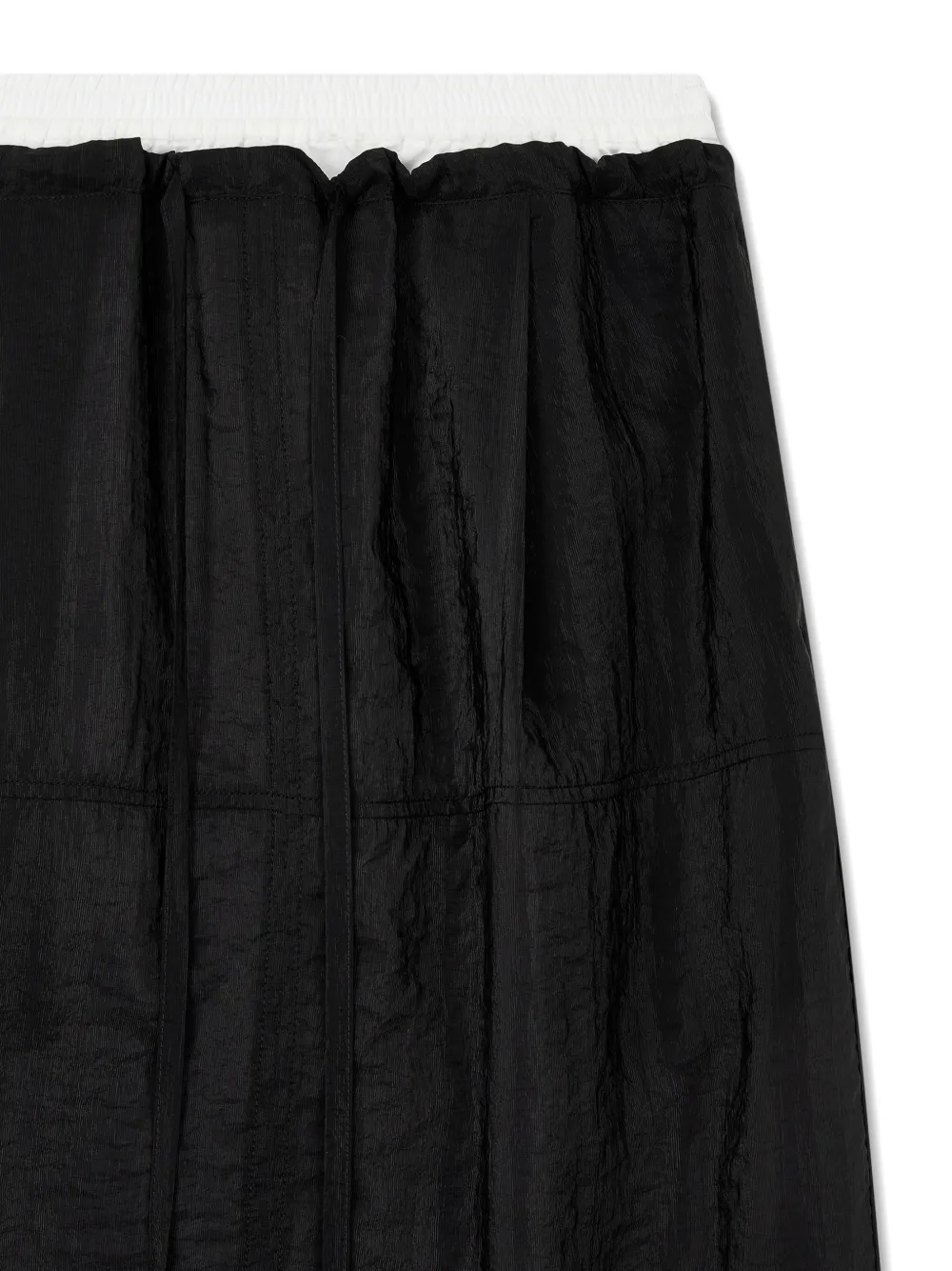 TOMBOY Rok met elastische details Zwart