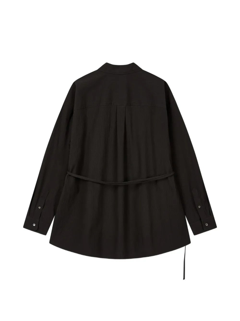 TOMBOY Blouse met gestrikte taille Zwart