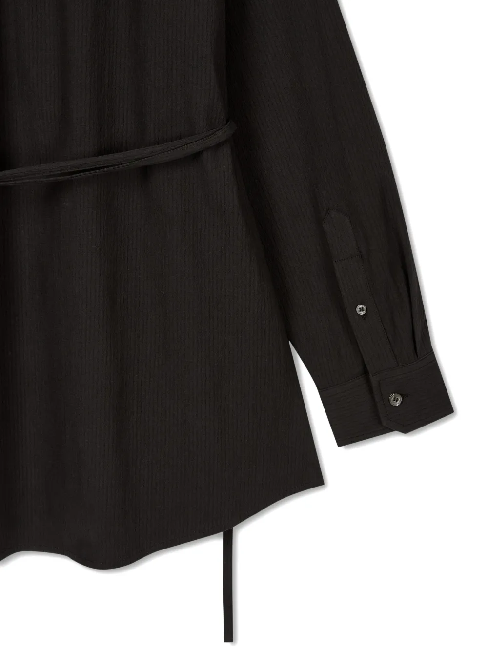 TOMBOY Blouse met gestrikte taille Zwart