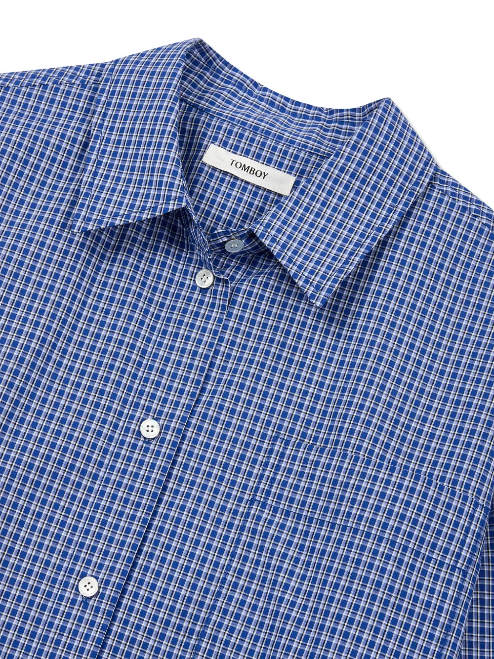  Tomboy Checkered Shirt - Blue 