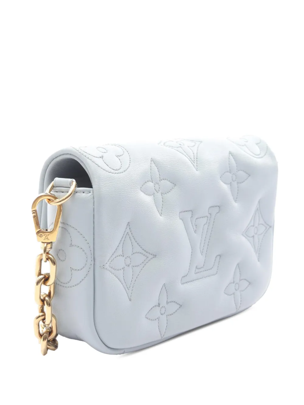 Louis Vuitton Pre-owned 2010-2026 Bubblegram Wallet on Chain Handbag in Blue, view 3