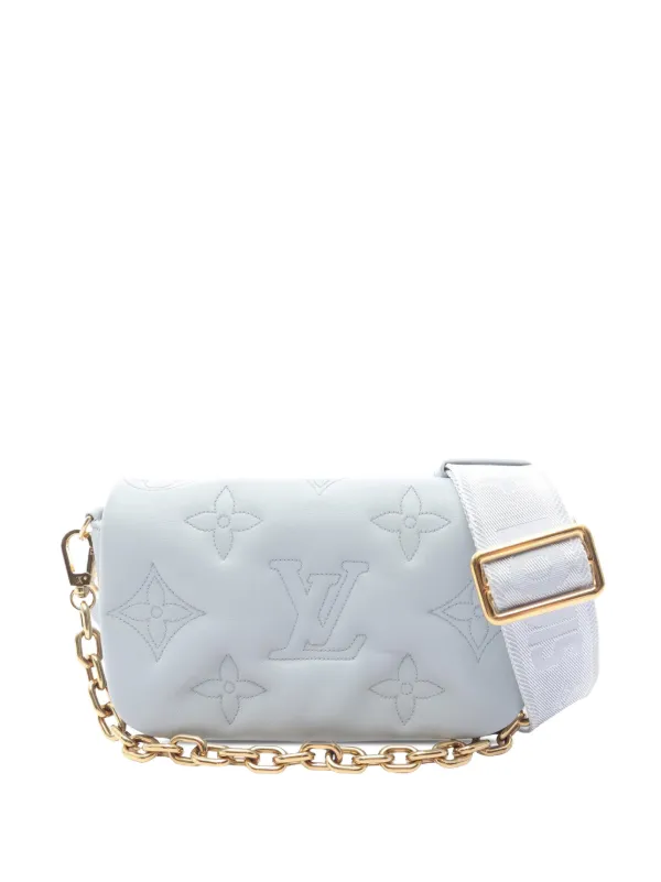 Louis Vuitton Pre-owned 2010-2026 Bubblegram Wallet on Chain Handbag in Blue