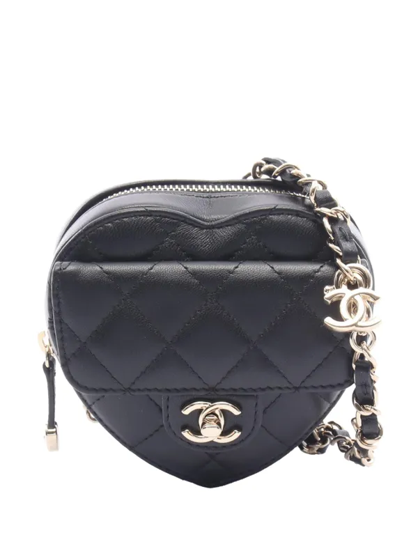 CHANEL Pre-Owned 2021-2026 ココマーク マトラッセ ラムスキン ココ
