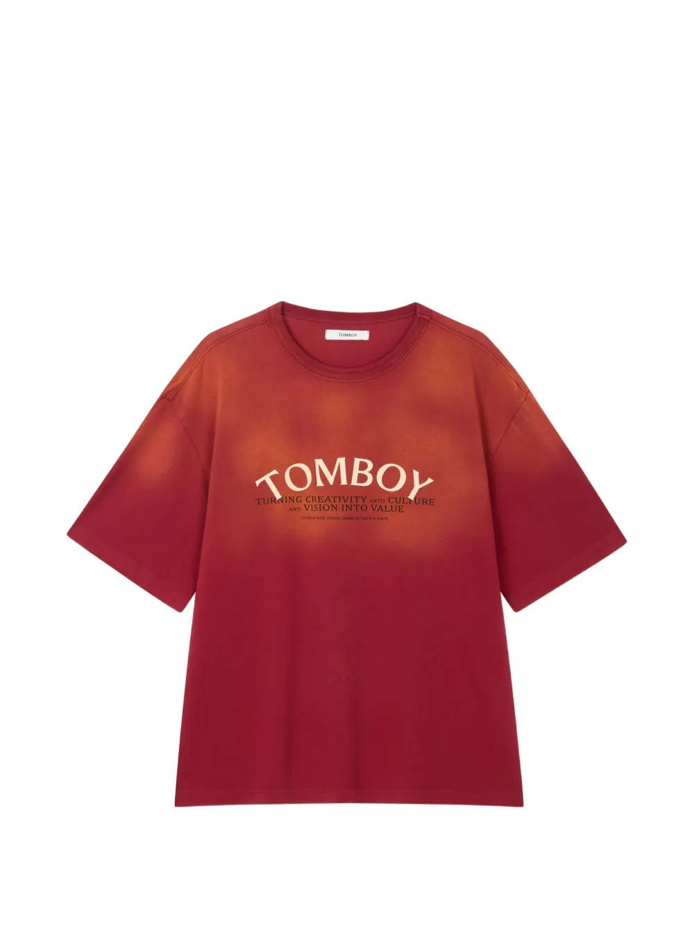 TOMBOY washed T-shirt - Rot