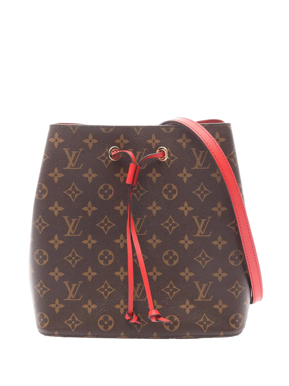 Louis Vuitton Pre-Owned 2019 Monogram Neonoe MM bucket bag - Marrone