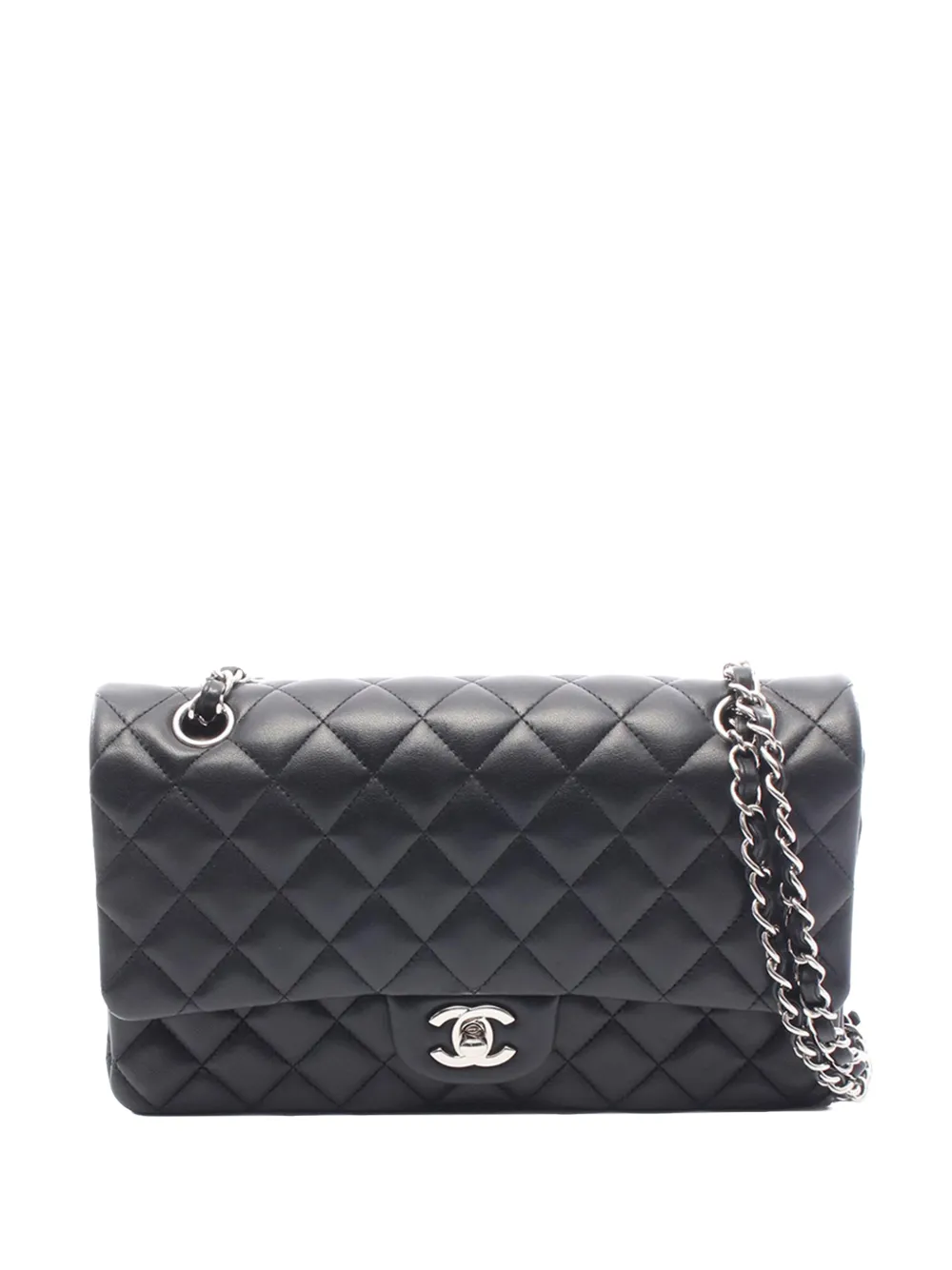 CHANEL Pre-Owned 2014 Medium Classic Lambskin Double Flap shoulder bag - Nero