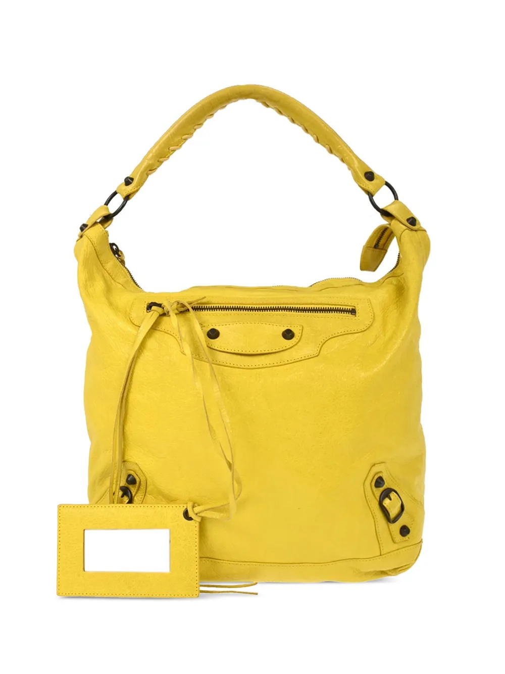 Balenciaga Pre-Owned 2013 Day lambskin tote bag - Giallo