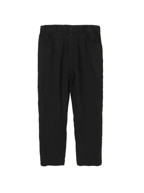 Undercover regular linen trousers