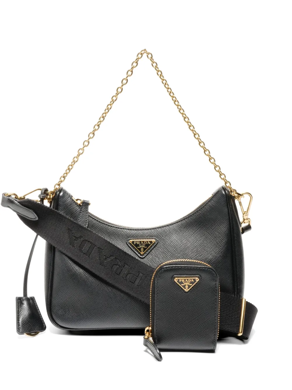 Prada Pre-Owned 2010s Re-Edition shoulder bag - Nero