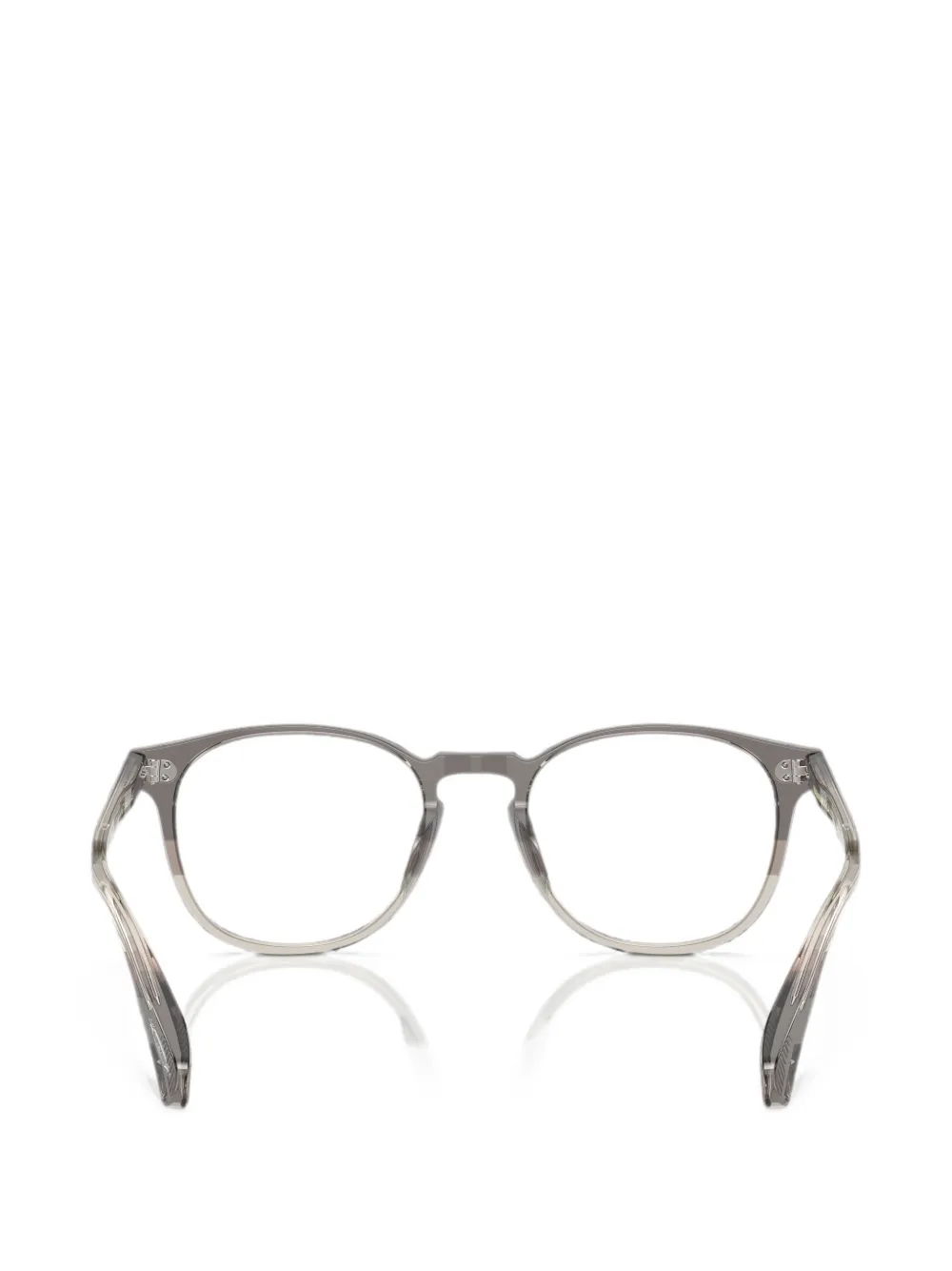 Oliver Peoples Bril met rond montuur Grijs