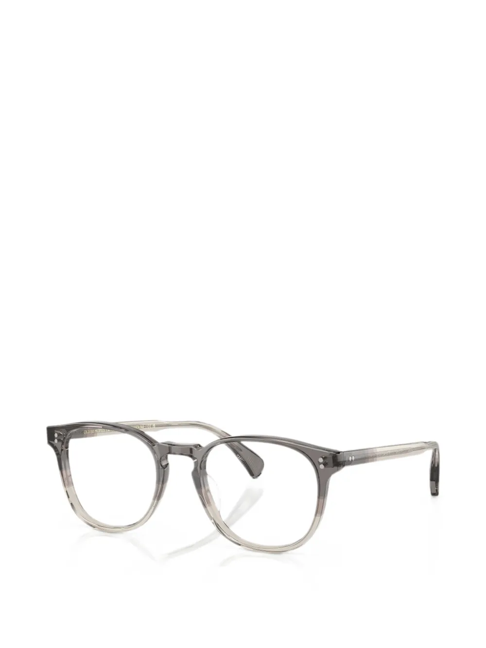 Oliver Peoples Bril met rond montuur Grijs