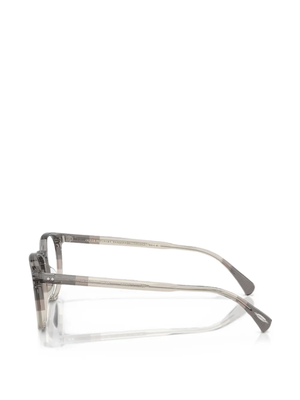 Oliver Peoples Bril met rond montuur Grijs